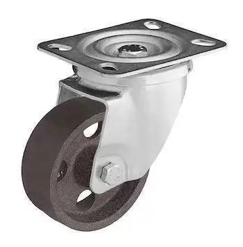 Roata pivotanta termorezistenta din fonta 80 mm - L/GG080